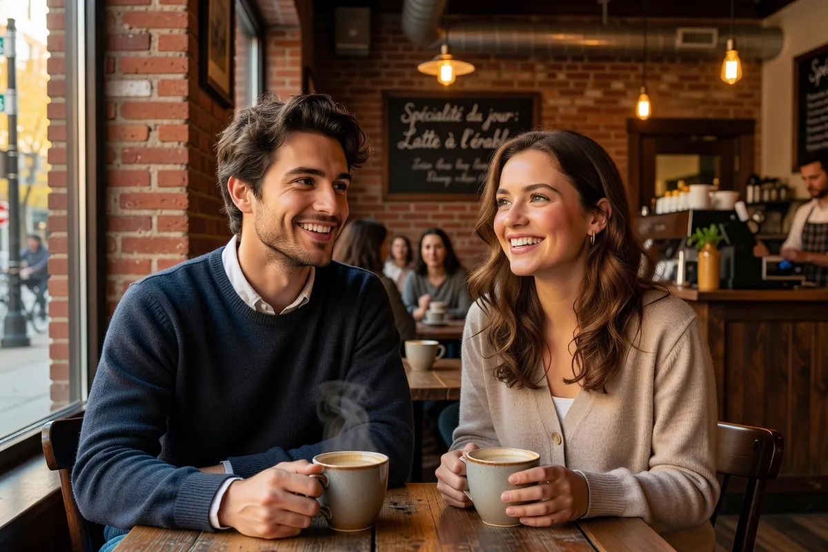 Couple de Québécois qui se rencontrent grâce à Hinge