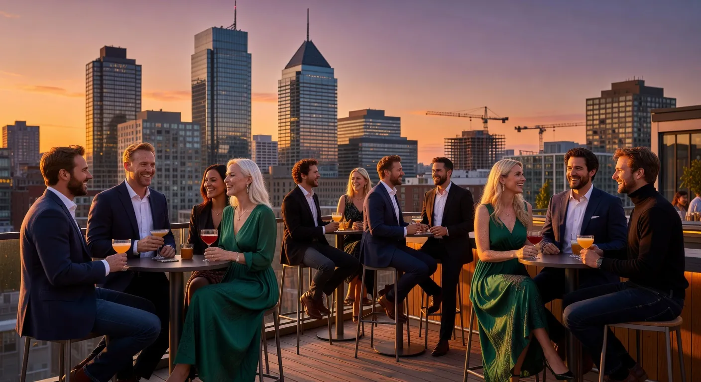 Homme qu&eacute;b&eacute;cois qui discute avec une c&eacute;libataire via un appel vid&eacute;o sur un site de rencontre