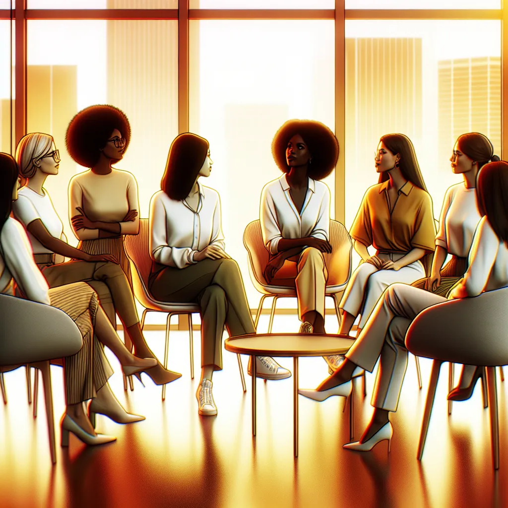 Femmes diversifiees et autonomes dans un cadre moderne, concept de feminisme